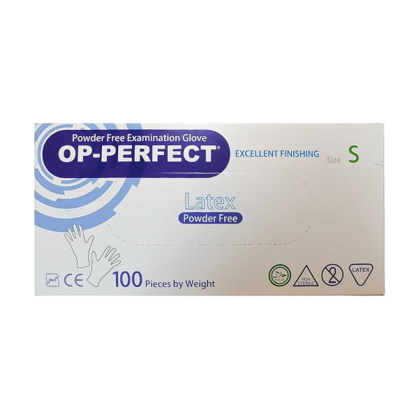 دستکش لاتکس اپی پرفکت بدون پودر 100 عددی
