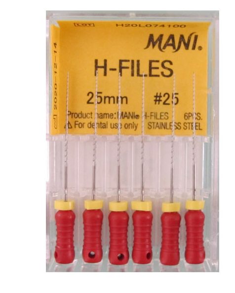 فایل دستی H طول 25 - Mani