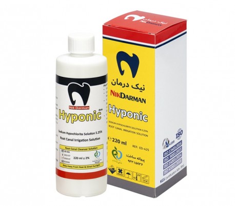 محلول هیپوکلریت سدیم 5.25% Hyponic - نیک درمان آسیا