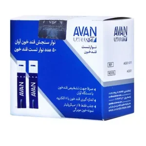 نوار تست قند خون آوان مدل AGM01